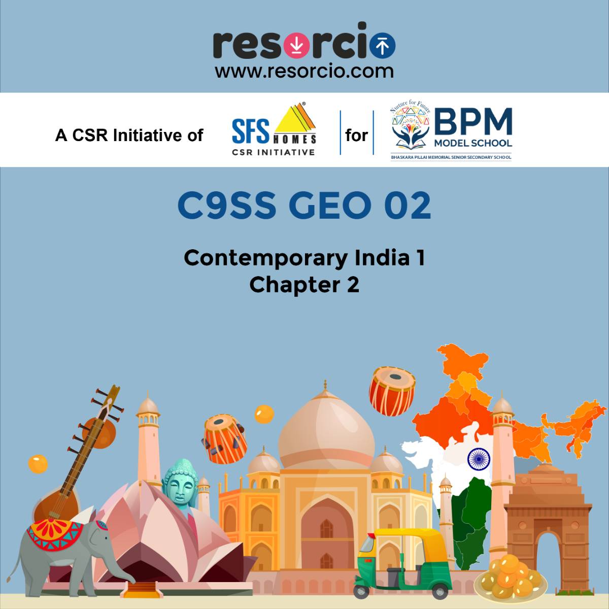 C9SS GEO 02 - Social Science - Contemporary India 1 - Chapter 2 ...