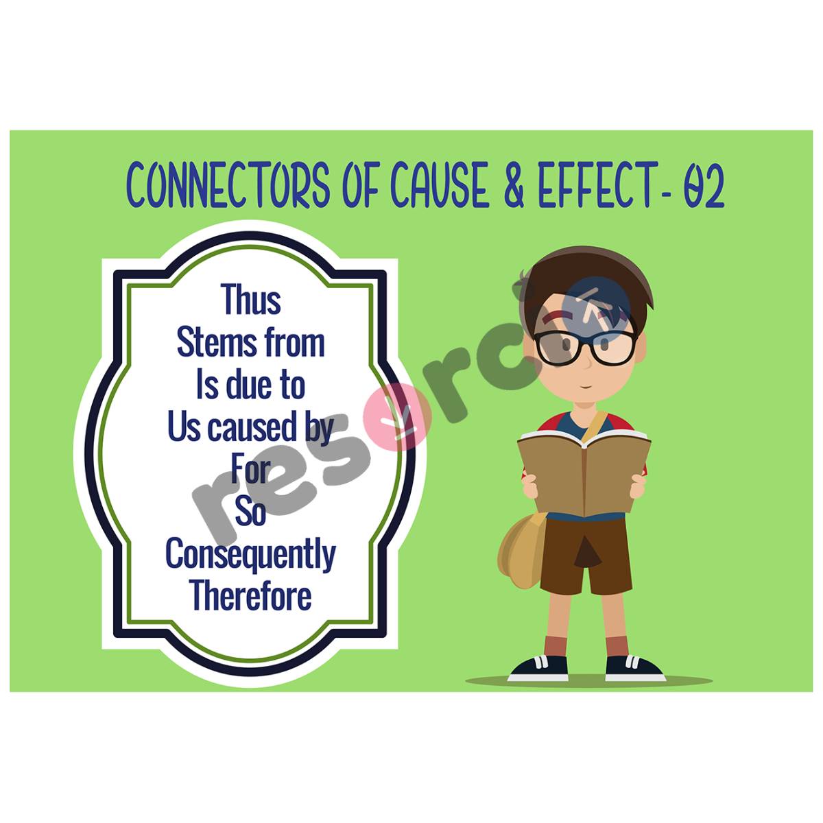 Connectors of Cause & Effect 02 Template 02