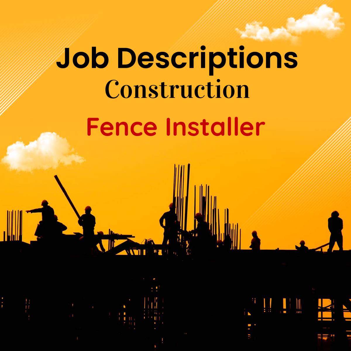 Job Descriptions Fence Installer