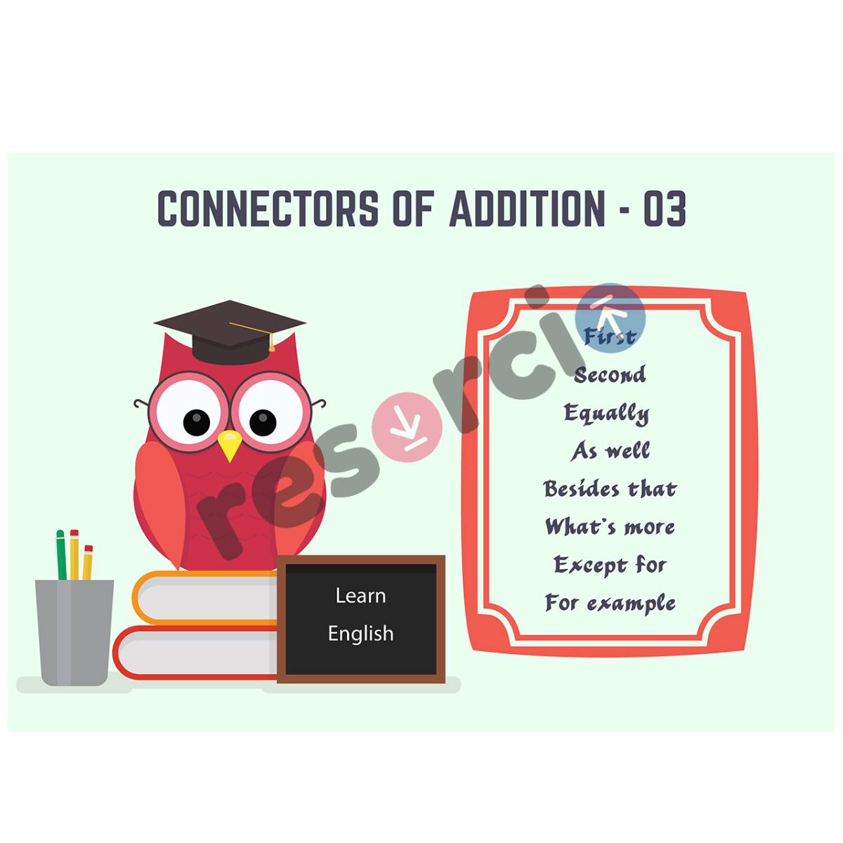 Connectors of Addition 03 Template 01