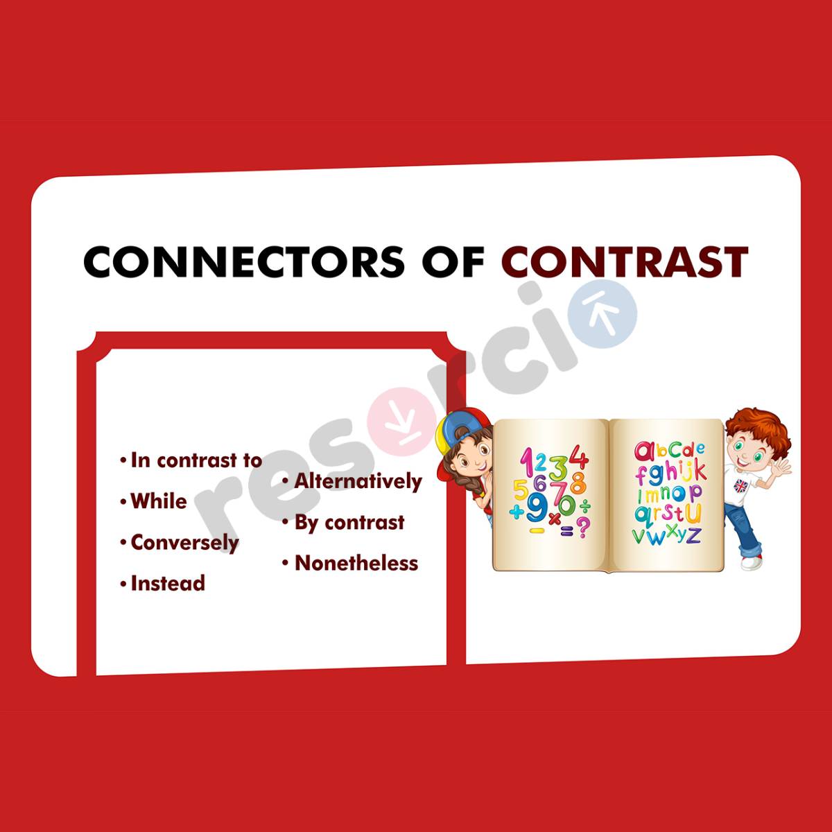 Connectors of Contrast Template 03