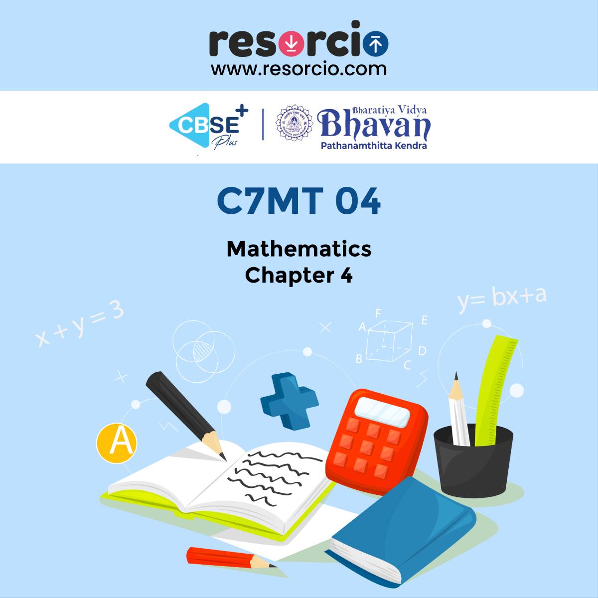 C7MT 04 - Mathematics - Chapter 4 - Simple Equations