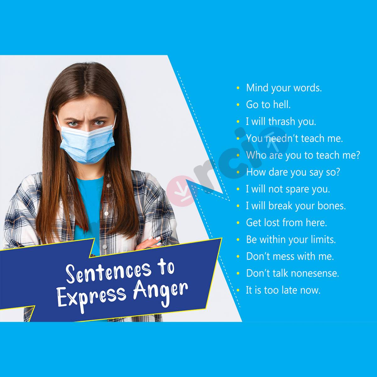 Sentences to Express Anger Template 01