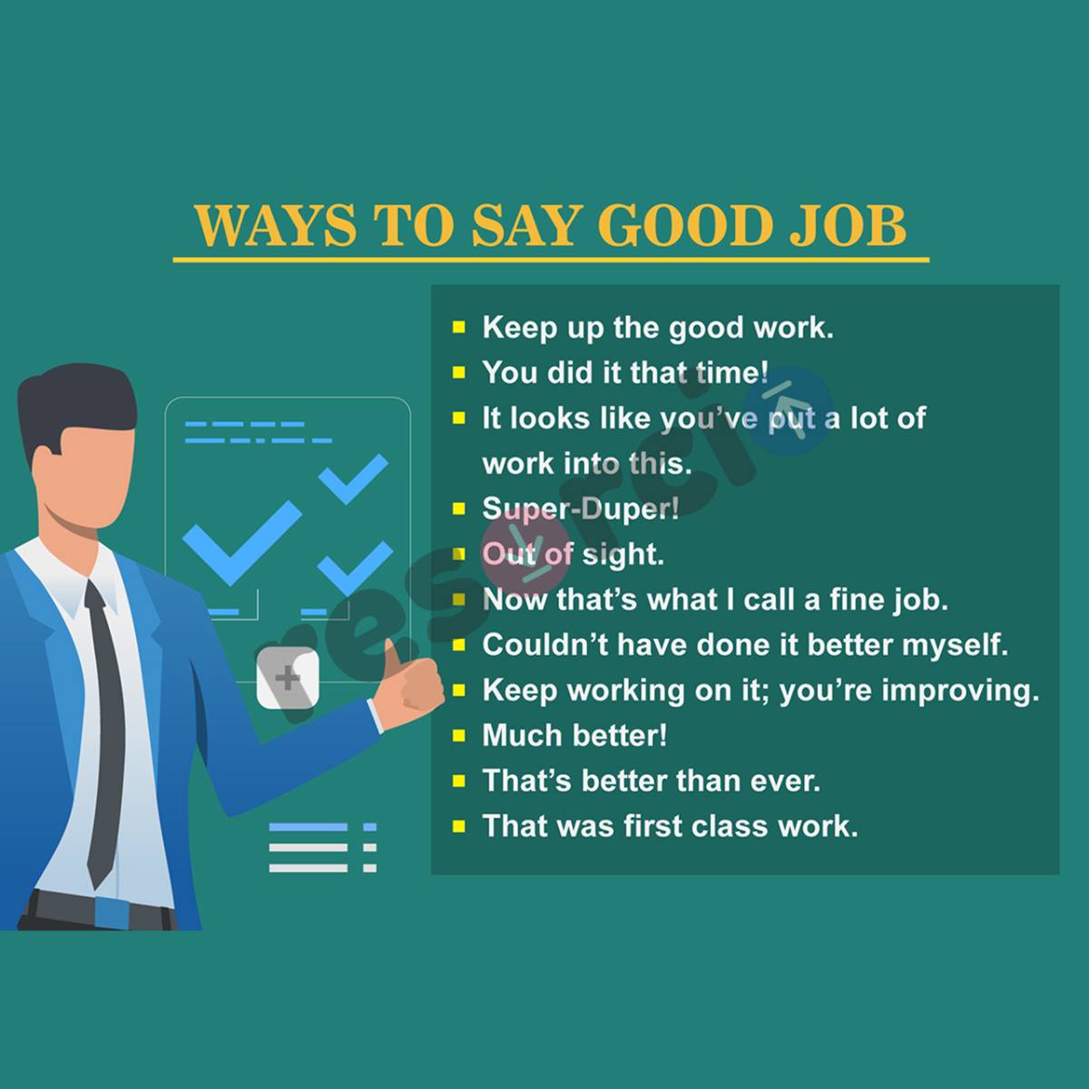 Ways to Say Good Job Template 05