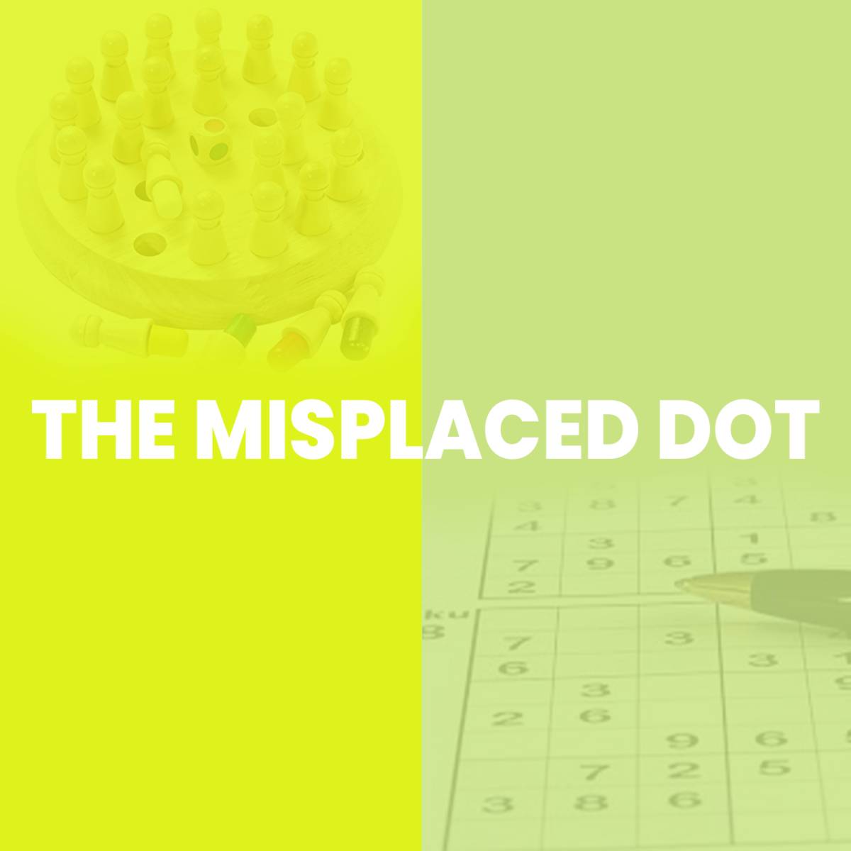 The misplaced dot