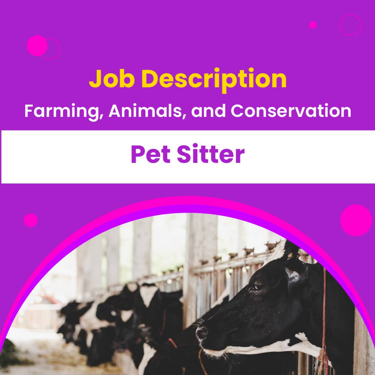 Job Descriptions Pet Sitter