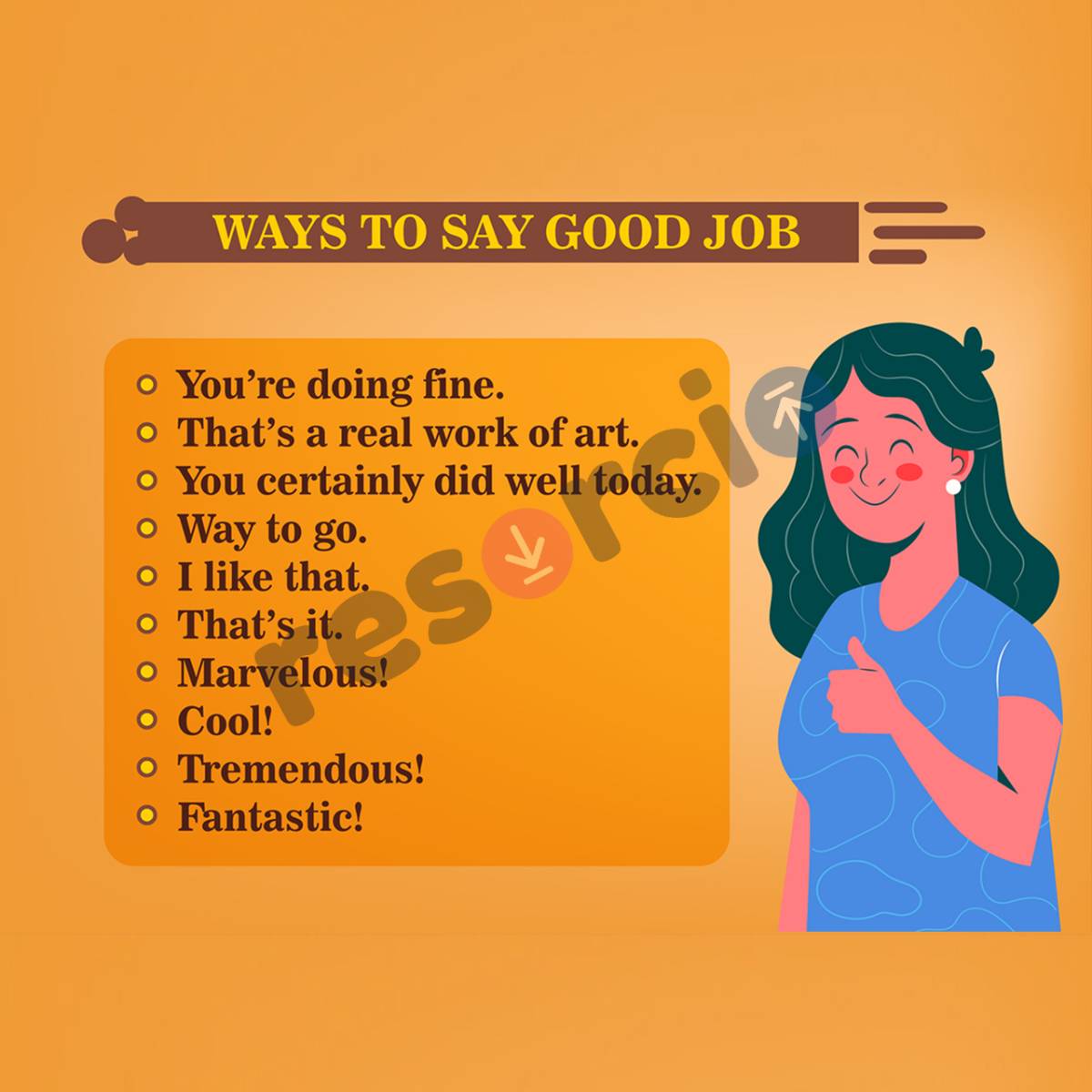 Ways to Say Good Job Template 07