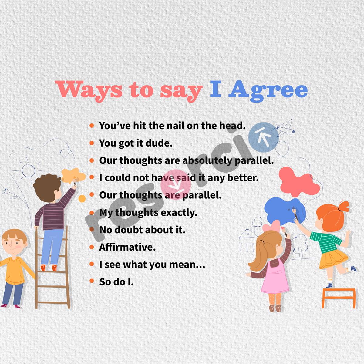Ways to say i agree - 04