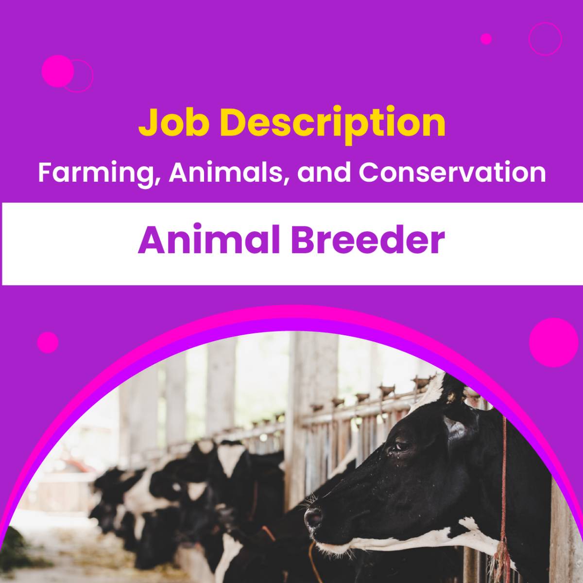 Job Descriptions Animal Breeder