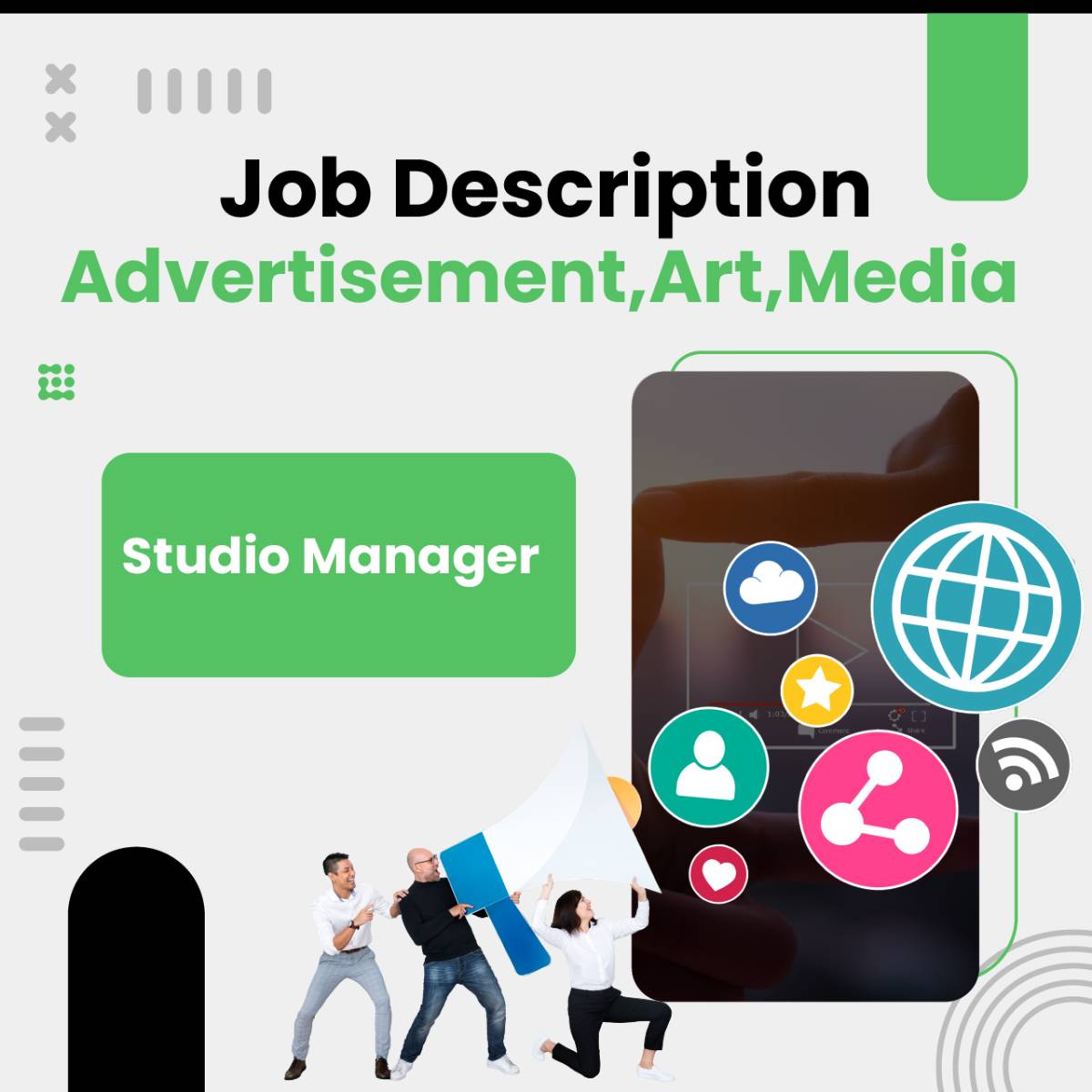 Job Descriptions Studio Manager