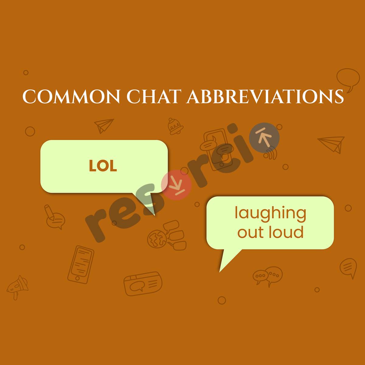 Common Chat Abbreviations - 23